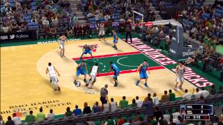 NBA 2K14 Orlando Magic vs Milwaukee Bucks HD Gameplay ft Oladipo and OJ Mayo [upl. by Richella161]