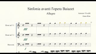 Vivaldi  Sinfonia from Bajazet RV 703 [upl. by Calvert315]