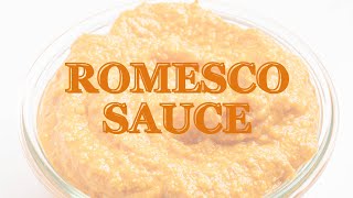 Fresh Homemade Romesco Sauce 15 Minutes [upl. by Ynatirb302]