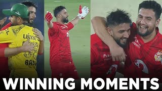 PSL 9  Winning Moments  Peshawar Zalmi vs Islamabad United  Match 33  M1Z2A [upl. by Nudd903]