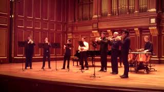 Altenburg Concerto for 7 trumpets and timpani  Ben Wright Jordan Hall Recital [upl. by Batista]