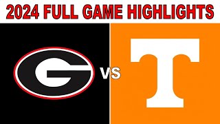 Georgia vs Tennessee 2024  Full Game Highlights Every Play  College Football Week 12  1 Hr Dawgs [upl. by Chipman]