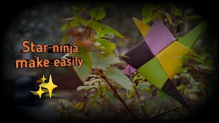 How to make star ninja Funny hobby [upl. by Carri974]