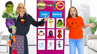 Amelia Avelina and Akim Halloween costume vending machine story [upl. by Drarreg197]