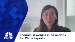 Economist weighs in on outlook for China exports [upl. by Atikel]