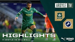 Plymouth Argyle v Millwall highlights [upl. by Weidner]