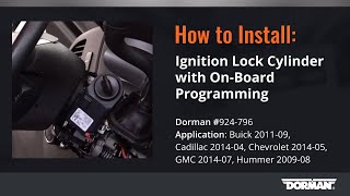 GM Ignition Lock Cylinder Repair Video by Dorman Products [upl. by Ytteb]