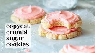 Crumbl Sugar Cookies Recipe  Copycat Crumbl Cookies RECIPE LINK IN DESCRIPTION [upl. by Quirita]