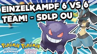 EINZELKAMPF TEAM LUCARIO UND GENGAR SDLP OU  Pokemon Strahlender Diamant und Leuchtende Perle [upl. by Markson]