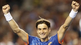 Australian Open  David Ferrer Beats John Isner To Reach QuarterFinals [upl. by Yaker]