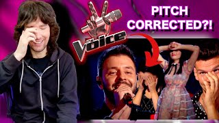 This is HUGE ‘THE VOICE’ being pitch corrected WHAT the hell is GOING ON [upl. by Rainer]