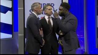 Jamie Carragher and Micah Richards get a bit TOO serious HEATED MOMENT [upl. by Ludlow]