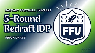 5Round Redraft IDP Mock Draft [upl. by Lieberman566]