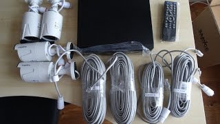 Unboxing and setup of SANNCE  ANNKE 4CH 1080P PoE NVR HD Security Camera System [upl. by Aerdnua]