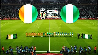 COTE DIVOIRE vs NIGERIA  TOTALENERGIES CAF AFRICA CUP OF NATIONS 2023 [upl. by Ahsemit]