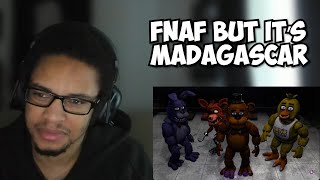 SFMFNAF Madagascar 3 Train scene but with FNAF Characters REACTION [upl. by Onez]