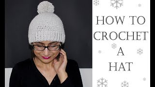 How To Crochet for Beginners  Hat or Beanie [upl. by Jaynell640]