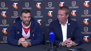 Gutsiest finals win ever  Sydney Roosters Press Conference  EF1 09092023  Fox League [upl. by Acsisnarf701]