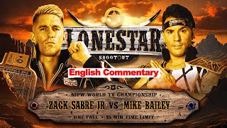 FULL MATCH Zack Sabre Jr vs Mike Bailey｜NJPW WORLD TV CHAMPIONSHIP MATCH｜njlonestar 111023 [upl. by Durstin]