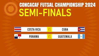 Semifinals Match Schedule  CONCACAF Futsal Championship 2024 [upl. by Otsenre]