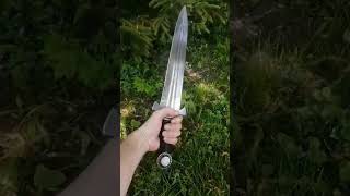 Damascus Steel Short Sword  Handmade Short Sword [upl. by Nakhsa]