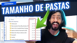 FINALMENTE Como exibir o TAMANHO DAS PASTAS no Explorador de Arquivos do Windows 10 amp 11 [upl. by Pruter882]