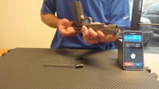 New 20 Secs Updated Worlds Fastest 1911 Disassembly and Reassembly [upl. by Yank760]