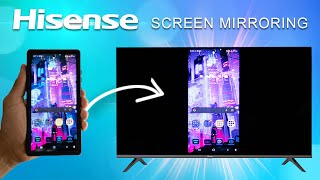 Hisense U6HF Screen Mirroring Setup  Wirelessly Connect Phone To TV [upl. by Aneleve281]