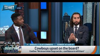 FIRST THINGS FIRST  Nick Wright RIPS Philadelphia Eagles Cowboys Could UPSET Them  NFL [upl. by Chuch]