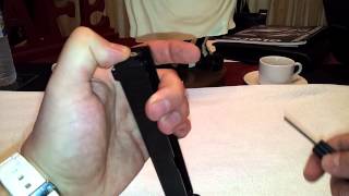 GLOCK SLIDE DISASSEMBLY GLOCK ARMORER [upl. by Ailices]