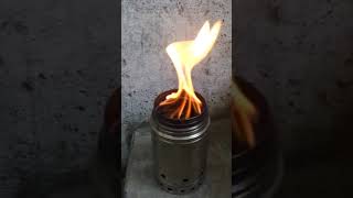 Wood gasifier pellet burner [upl. by Eiffe376]