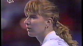 Gabriela Sabatini v Steffi Graf Worcester 1990 pt1 [upl. by Bellaude572]