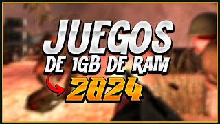 🚀 Top 7 super JUEGASOS para PC de BAJOS RECURSOS 1GB de RAM 🚀  2024 [upl. by Nisotawulo]