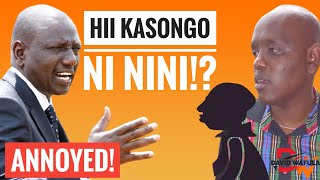 REPORTS RUTO GOT ANGRY AFTER KASONGO MEMES SPREAD IN STATEHOUSE [upl. by Nazay686]