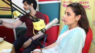 Rani Mukherji and Tahir Raj Bhasin celebrating the success of Mardaani at the Radio Mirchi Studio [upl. by Lindsley972]