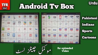 Android Smart Tv Box Channels List  Laptoys T9 Pro Max Smart Tv Box  Live Tv Channels On Tv Box [upl. by Lorola]