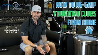 How To ReGrip Your Own Golf Clubs From Home [upl. by Herrick51]