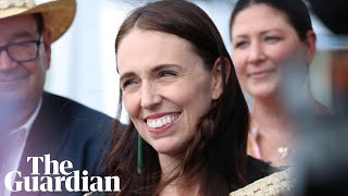 Jacinda Ardern bids emotional farewell at last event as New Zealands PM [upl. by Noirb29]