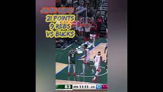 Jalen green stats vs Bucks [upl. by Darwen]