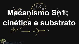 Mecanismo Sn1 cinética e substrato  Reações de Substituição e eliminação  Khan Academy [upl. by Canty732]