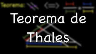 El Teorema de Thales demostrado [upl. by Lyell320]