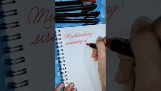 calligraphy spencerian handletteringart calligraphyandhandlettering handletteringart scripts [upl. by Nay]