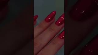 Dark cherry 🍒glossynails nailsytshortsindia [upl. by Nylodnewg]