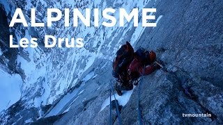 Couloir Nord des Drus Aiguille du Petit Dru Chamonix MontBlanc massif alpinisme montagne [upl. by Saoj254]