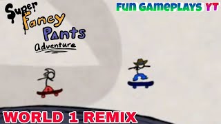 SFPA Super Fancy Pants Adventure  MULTIPLAYER WORLD 1 REMIX [upl. by Adnyleb]