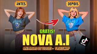 Grátis Ilimitada NOVA INTELIGÊNCIA ARTIFICIAL TRANSFORMA VÍDEO EM ANIME  FACESWAP Viral do TikTok [upl. by Giliane]