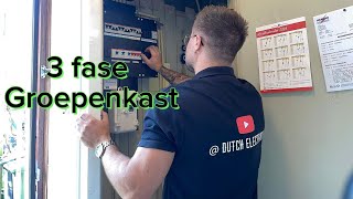 Groepenkast vervangen in Amstelveen  3 fase  meterkast  verduurzamen  elektricien [upl. by Terrilyn139]