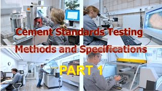 Cement Standards Quality Testing Methods and Specifications Part 1 at Cement Industry [upl. by Aveer]