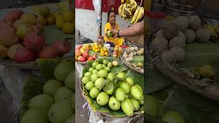 Hardworking aunty Sells Guava Fruit Chaat in Kolkata shorts [upl. by Bortz]