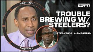 Stephen A thinks the Pittsburgh Steelers have LAST PLACE ‘WRITTEN ALL OVER THEM’ 👀  First Take [upl. by Caraviello]